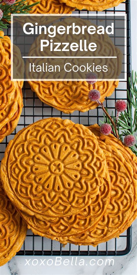 This Gingerbread Pizzelle Recipe Makes Authentic Italian Christmas