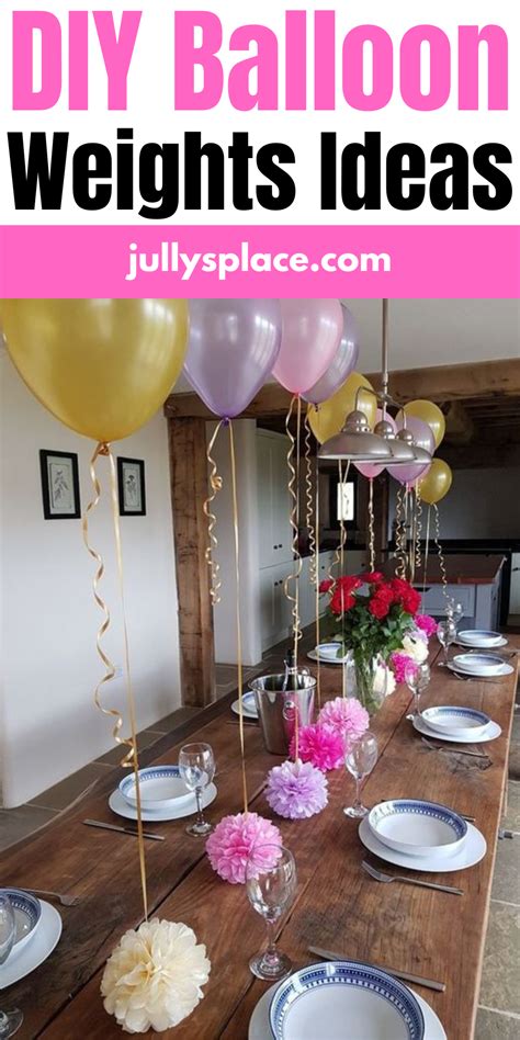 20 DIY Balloon Weights Ideas That Will Make an Impression | Birthday ...