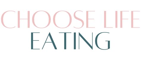 Order Choose Life Eating Kristen Marie