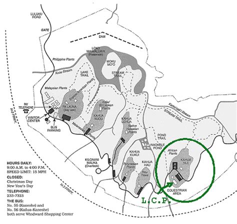 Hoomaluhia Botanical Garden Map | Fasci Garden