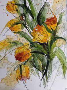 39 idées de Abby aquarelles et feutre aquarelle fleurs peinture