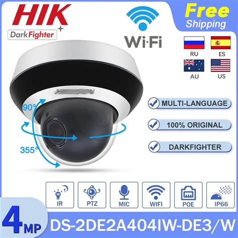 Hik Original Wifi Camera Ds De A Iw De W Mp Video Surveillance