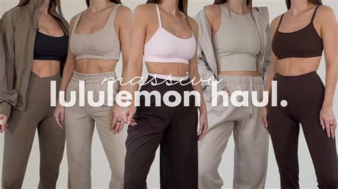 MASSIVE LULULEMON TRY ON HAUL Transition To Spring 2024 YouTube