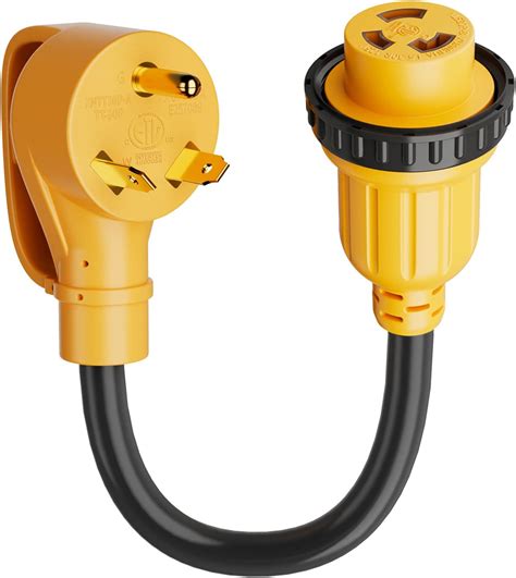 MECMO Cable Adaptador RV De 30 Amperios A 30 Amperios Con Conector De