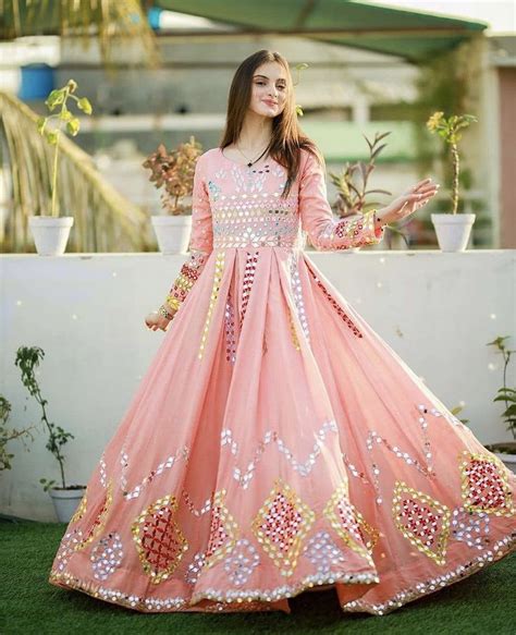 Mirror Work Dress Designs Stylish Beautiful Mirror Work Embroidery