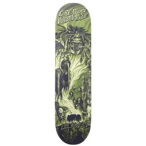 CREATURE LOCKWOOD VOODOO ISLE SKATEBOARD DECK Salty Peaks Snowboard Shop