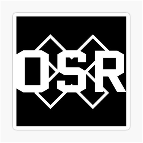 "OSR OFFICIAL LOGO" Sticker for Sale by OURSR | Redbubble