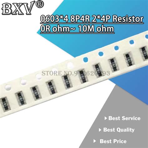 Pcs P R P Network Resistor Smd Array Ohm K K K