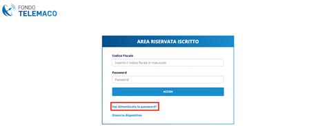 Come Accedere Allarea Riservata E Recuperare Le Credenziali E Il