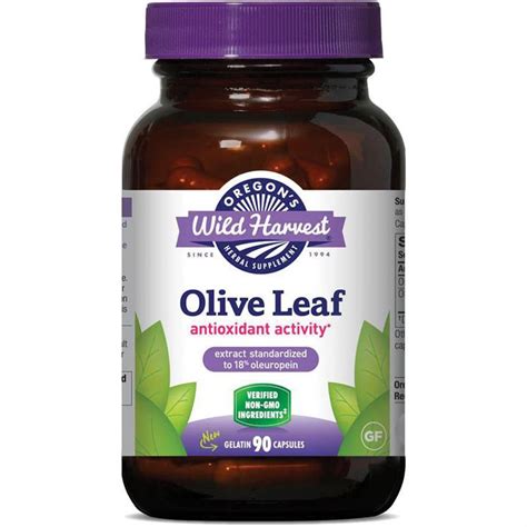 Oregons Wild Harvest Olive Leaf 90 Capsules