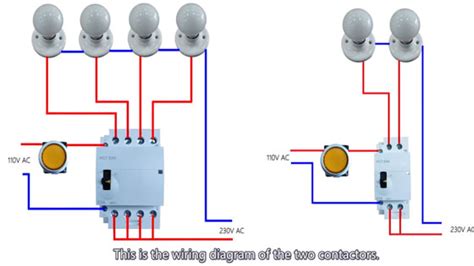 Contactor Wiring Diagram Lighting - Wiring Draw