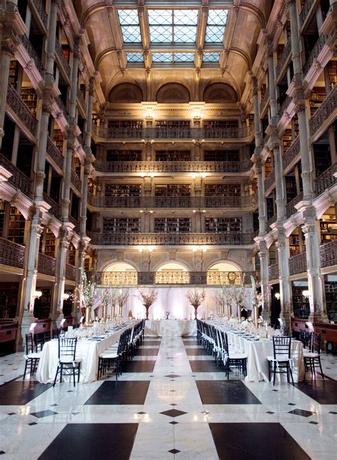 Glamorous Reception at Baltimore's George Peabody Library