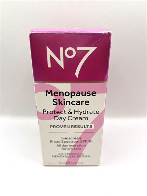 No7 Menopause Skincare Protect And Hydrate Day Cream 169 Fl Oz Ebay