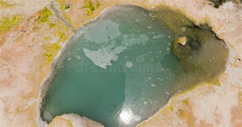 Hot Geothermal Spring Sipoholon Hot Spring Sumatra Indonesia Stock