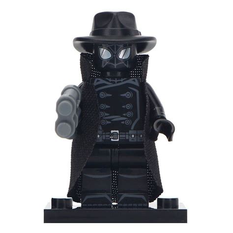 Minifigure Spider-Man Noir Marvel Super Heroes Compatible Lego Building ...