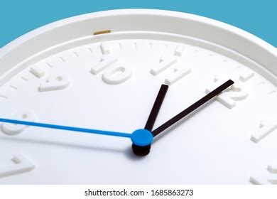 Analog Clock Pointing Oclock On Stock Photo Shutterstock