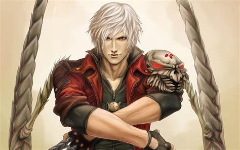 HD wallpaper: game, weapons, Dante, DMC 4, Devil may cry 4, fanart ...