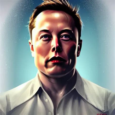 Elon Musk As A Cyborg Digital Art Artstation Stable Diffusion