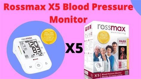 Rossmax X5 Blood Pressure Monitor Youtube