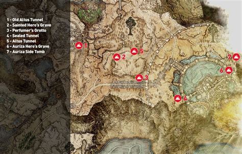 Elden Ring Guide: Altus Plateau Dungeon Locations