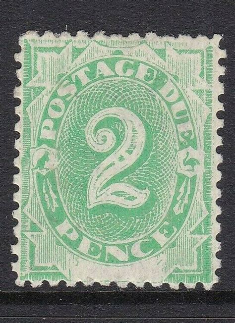 Sg D D Emerald Postage Due Blank Base Crown Nsw Wmk P