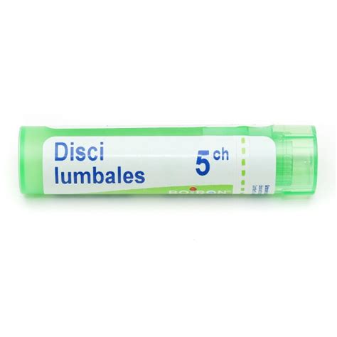 Disci Lumbales tubes granules homéopathiques Boiron Cruralgie