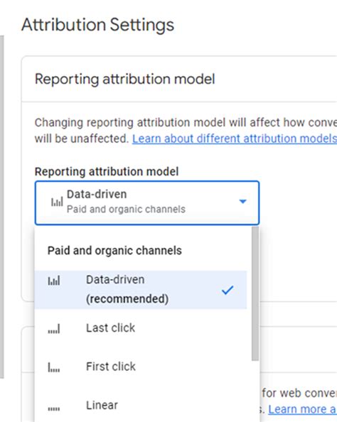 Updates To Attribution Models In GA4 Synapse