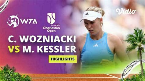 Caroline Wozniacki vs McCartney Kessler - Highlights | WTA Credit One ...