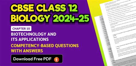 Cbse Class Biology Chapter Biotechnology And Its