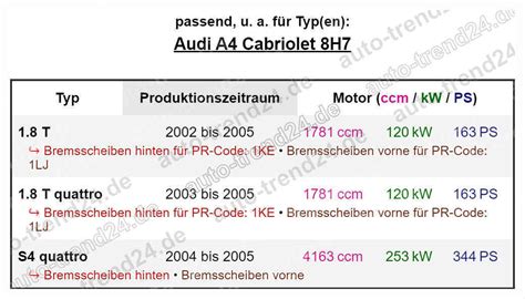 Black Dash Bremsscheiben Satz Vorne Hinten U A Audi A4 Cabriolet 8H7