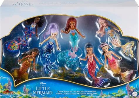 Mattel Disney La Sirenita Ariel Y Sus Hermanas Set Sirenas En Venta