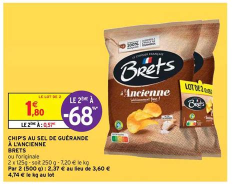 Offre Chips à L ancienne Au Sel De Guérande Bret s chez G20