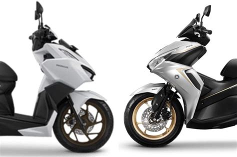 Adu Pilihan Warna All New Honda Vario 160 Vs All New Yamaha Aerox 155