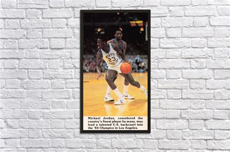 1984 Michael Jordan North Carolina Poster Row One Brand