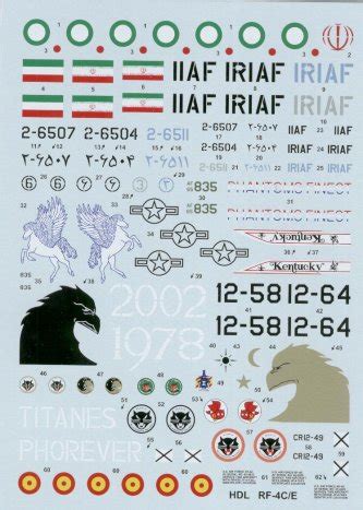 Review 1 48 1 72 Rf 4C E Phantom II Decal Sheet From Hi Decal Line