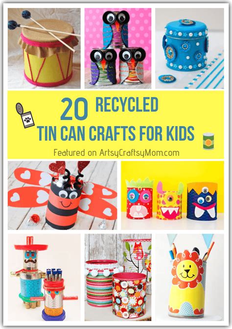 Dont Throw Away Those Tin Cans Make These Recycled Tin Can Crafts