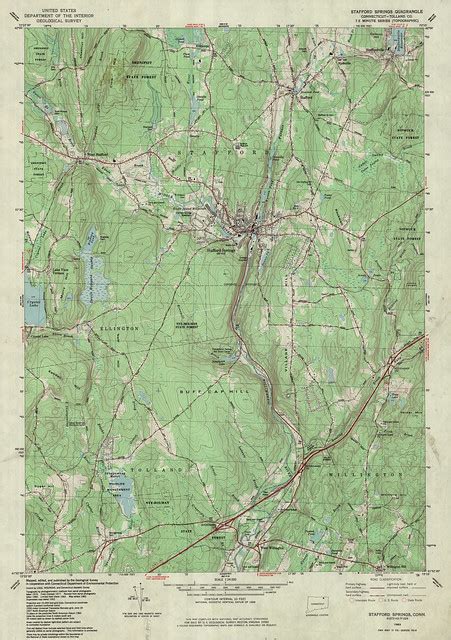 Stafford Springs Quadrangle Usgs Topographic Map Flickr