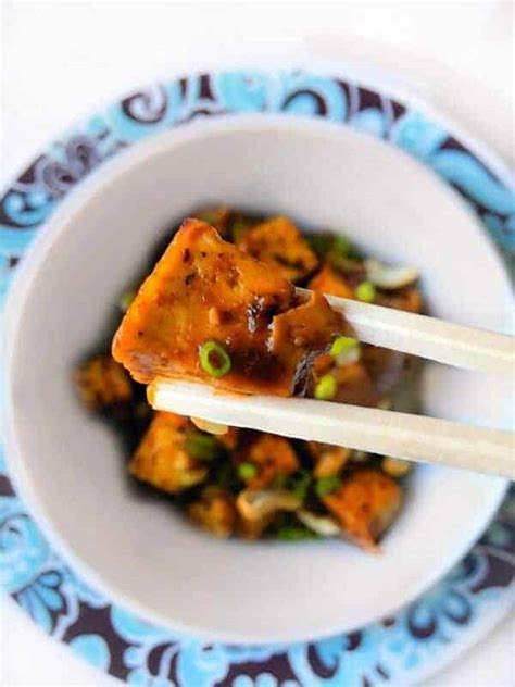 15 Minutes Spicy Soy Ginger Tofu With Cashews Glutenfree Light