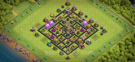 Best Anti Stars Base Th With Link Hybrid Town Hall Level