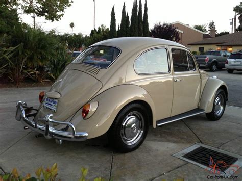 1967 VW Bug Volkswagen Beetle Tan Savannah Beige Rare Classic