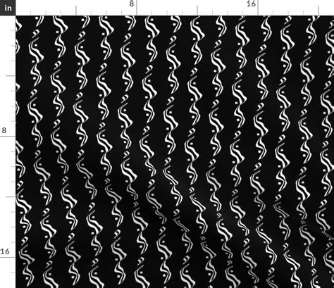 Black And White Stripes Fabric Spoonflower