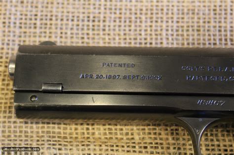 Colt 1903 Pocket Hammer In 38 Acp