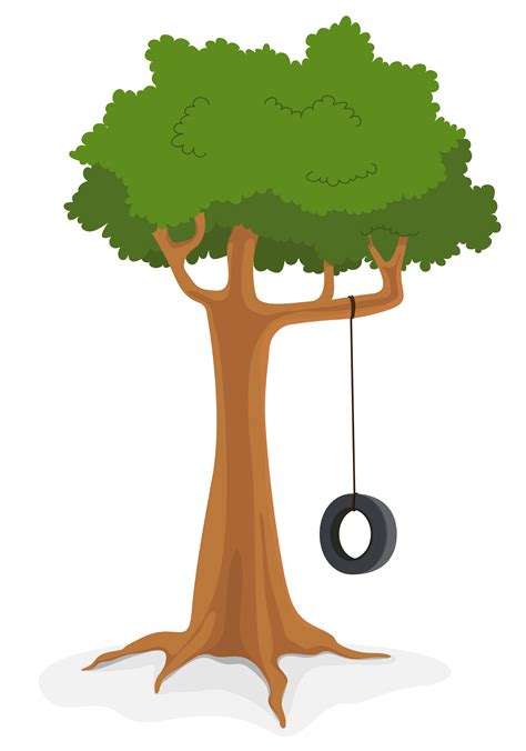 How To Draw A Tree Swing