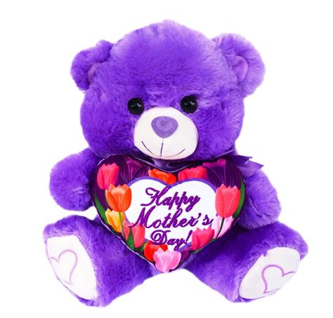 Jenlyfavors Music Soft Stuffed Teddy Bear Happy Mothers Day Bear For