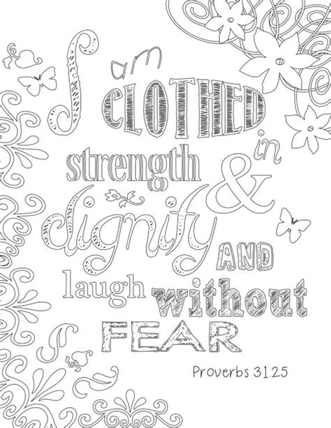 Proverbs Coloring Page