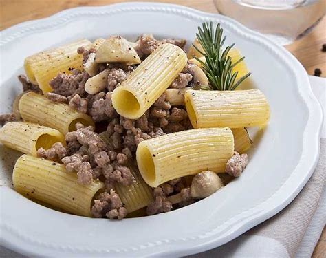 Pâtes à la viande hachée et aux champignons Recette Viande hachée