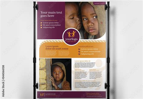 Banner Layout for Charity and Non Profit Services Stock Template ...