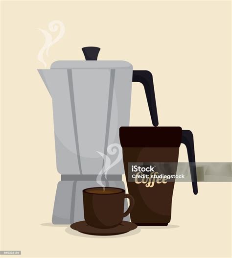 Delicious Coffee Break Design Stock Illustration Download Image Now