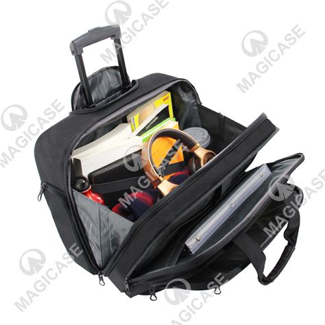 Rolling Laptop Bag Premium Rolling Laptop Briefcase Magicase Mfg Co