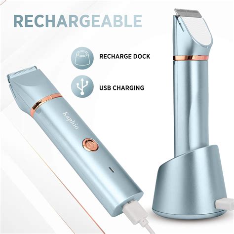 Electric Bikini Trimmer Facial Hair Remover Rechargeable Ipx Waterproof In Hair Removal